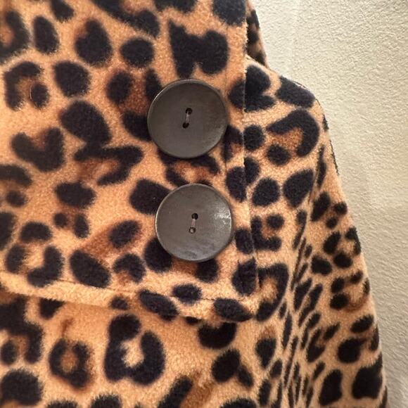 LE MODA Cheetah/Leopard/Animal Print Poncho One Size - Picture 4 of 8